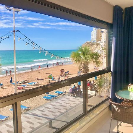 Ferienwohnung Seafront Levante Beach Blueline Benidorm Exterior foto